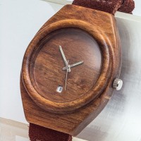 Dřevěné hodinky Aladin Ořech - V.Č.: 00130