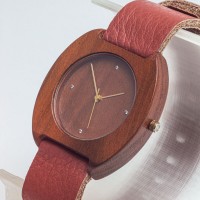 Dřevěné hodinky Avia Švestkové - V.Č.: 00074