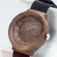 Dřevěné hodinky Scala Ořech - V.Č.: 00162