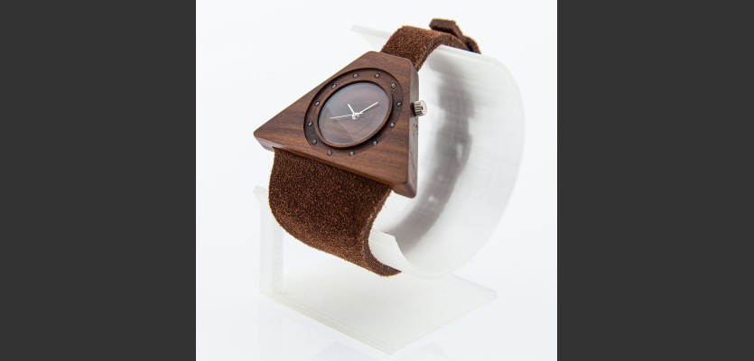 Dřevěné hodinky Lucerna Švestka - V.Č.: 00120