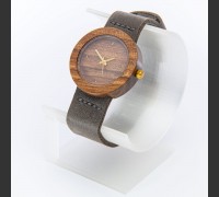 Dřevěné hodinky Alfa Ořechové - V.Č.: 00135