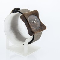 Dřevěné hodinky Edison Ořechové - V.Č.: 00275