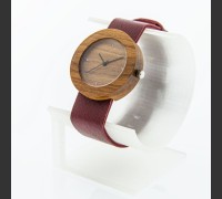 Dřevěné hodinky Alfa Třešeň - V.Č.: 00303