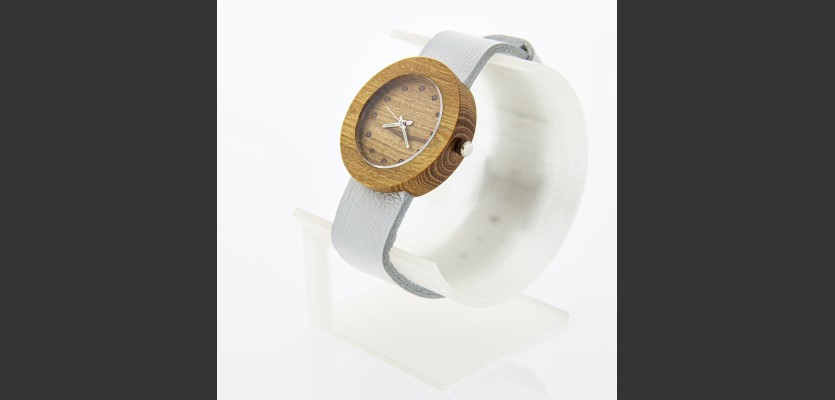 Dřevěné hodinky Alfa Akát - V.Č.: 00304