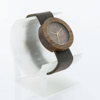 Dřevěné hodinky Alfa Ořechové - V.Č.: 00324