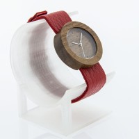 Dřevěné hodinky Alfa Ořechové - V.Č.: 00325