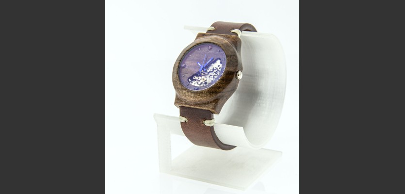 Dřevěné hodinky Ideál Automat Ořech - V.Č.: 00328