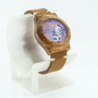 Dřevěné hodinky Ideál Automat Meruňka - V.Č.: 00329