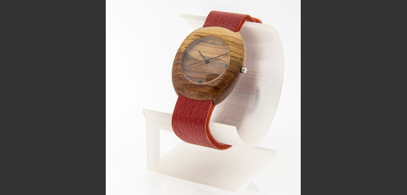 Dřevěné hodinky Club Slovoň Bluma - V.Č.: 00331