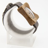 Dřevěné hodinky Edison Buk - V.Č.: 00338