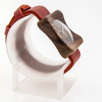 Dřevěné hodinky Edison Švestka - V.Č.: 00339