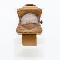 Dřevěné hodinky Edison Meruňka - V.Č.: 00340