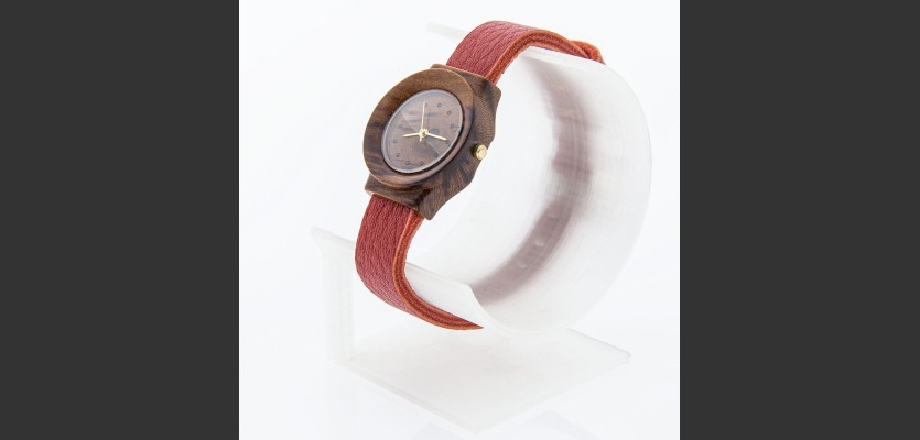 Dřevěné hodinky Union Švestka - V.Č.: 00342