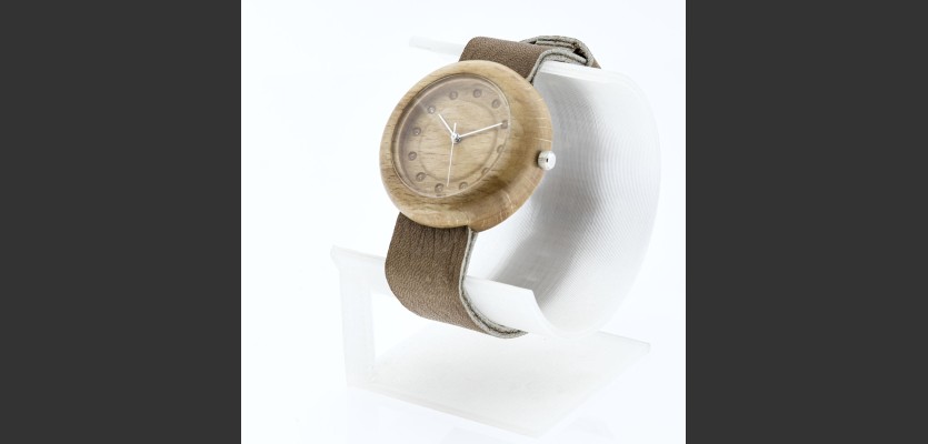 Dřevěné hodinky Jas Buk V.Č.: 00357