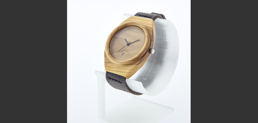 Dřevěné hodinky Aladin Túje - V.Č.: 00128