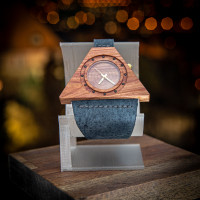 Dřevěné hodinky Lucerna Slivoň Bluma - V.Č.: 00140