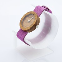 Dřevěné hodinky Alfa Višeň - V.Č.: 00174