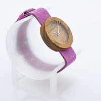 Dřevěné hodinky Alfa Višeň - V.Č.: 00174
