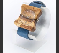 Dřevěné hodinky Edison Ořechové - V.Č.: 00182