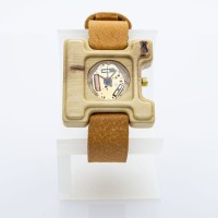 Dřevěné hodinky Hercule Poirot Habr - V.Č.: 00192