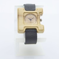 Dřevěné hodinky Hercule Poirot Habr - V.Č.: 00193