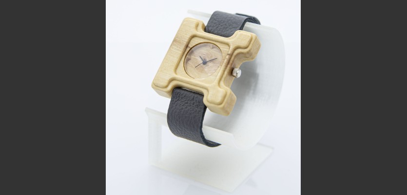 Dřevěné hodinky Hercule Poirot Habr - V.Č.: 00193