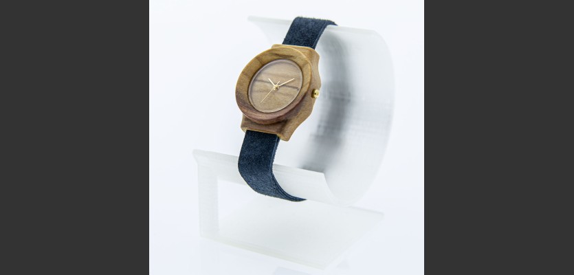 Dřevěné hodinky Union Slivoň Bluma - V.Č.: 00226