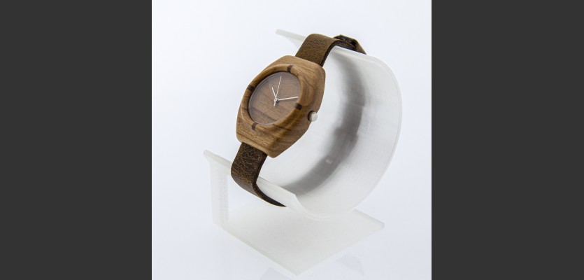 Dřevěné hodinky Aladin mini Višeň - V.Č.: 00233