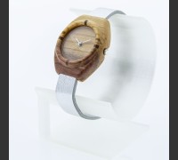 Dřevěné hodinky Aladin mini Slivoň Bluma - V.Č.: 00235