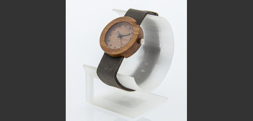 Dřevěné hodinky Alfa Hruška - V.Č.: 00241