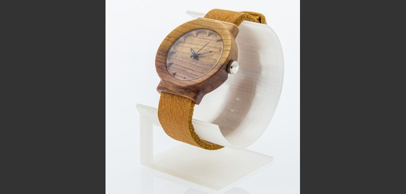 Dřevěné hodinky Scala Slivoň Bluma - V.Č.: 00247