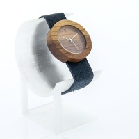 Dřevěné hodinky Alfa Slivoň Bluma - V.Č.: 00251