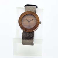 Dřevěné hodinky Alfa Meruňka - V.Č.: 00254