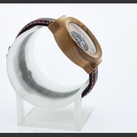 Dřevěné hodinky Scala Automat Višeň - V.Č.: 00257