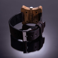 Dřevěné hodinky Edison Ořechové - V.Č.: 00083