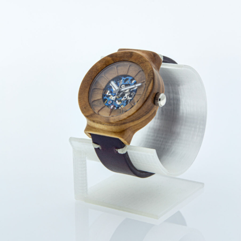 Dřevěné hodinky model "Scala Automat" - Višeň